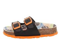 Superfit Fussbettpantoffel schwarz/orange (0080) 25