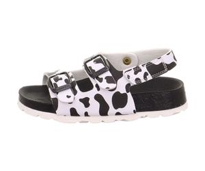 Superfit Fussbettpantoffel schwarz/weiss (0000) 32