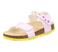 Superfit Mädchen Fussbettpantoffel Sandale, Weiß Mehrfarbig 1020, 40 EU