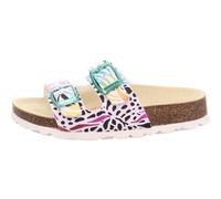 superfit Mädchen Pantoffel FUSSBETTPANTOFFEL 30 Weiß/Mehrfarbig