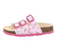 Superfit Mädchen Fussbettpantoffel Pantoffeln, Weiß Pink 1040, 41 EU