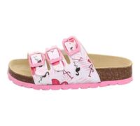 Superfit Weiblich FUSSBETTPANTOFFEL Weiß/Rosa 1090