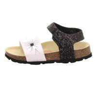 superfit Kinder Sandale FUSSBETTPANTOFFEL Mädchen 35 Weiß/Schwarz