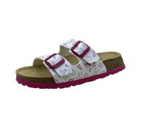 Superfit - FUSSBETTPANTOLETTE weiß/rot - Gr. - 33