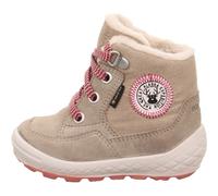 Superfit Mädchen Schneestiefel Groovy 2.0 – Gore-Tex, warm gefüttert – Beige/Rosa 4000, Gr. 28 Weit