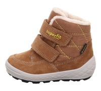 Superfit Jungen Groovy 2.0 Warm Gefütterte Gore-tex Braun/Gelb 3000 Schneestiefel, Braun Gelb 3000, 28 EU