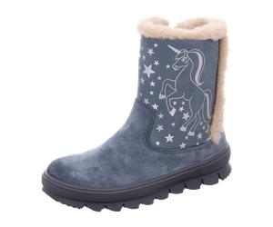 Superfit Halbhohe Stiefel für Mädchen, blau, Größe 31 EU