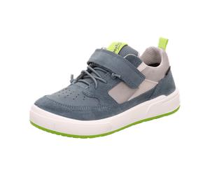 Superfit Halbschuh Leder MAVERICK für Kinder, blau, Größe 33 EU