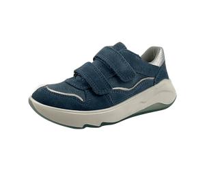 Superfit Halbschuh Leder MELODY für Kinder, blau, Größe 26 EU