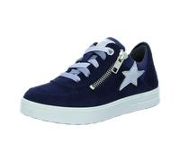 Superfit Halbschuh Leder STELLA für Kinder, blau, Größe 26 EU