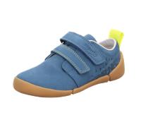 superfit Leder-Barfußschuhe "Vento" in Blau - Größe 26 | Kindersneakers