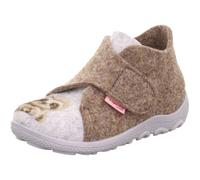 Superfit Hausschuh Happy Octi für Jungen Beige 4000 Größe 28
