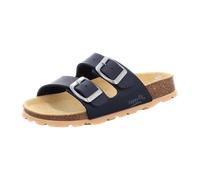 Superfit Jungen FUSSBETTPANTOFFEL Hausschuhe, BLAU 8000