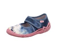 Superfit Mädchen Belinda Hausschuh, Blau Rosa 8050, 26 EU Weit