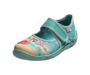 Superfit Hausschuh Textil BELINDA für Kinder, türkis, Größe 24 EU