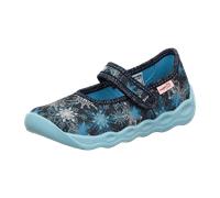 Superfit Kinder Hausschuhe Textil BUBBLE Blau/Mehrfarbig Größe 33