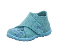 Superfit Hausschuh Textil HAPPY für Kinder, blau, Größe 28 EU