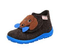 Superfit Hausschuh Textil HAPPY OCTI für Kinder, braun, Größe 24 EU