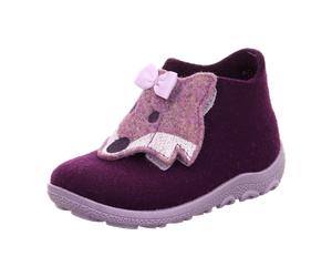 Superfit Hausschuh Textil HAPPY OCTI für Kinder, lila, Größe 24 EU