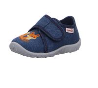 Superfit - Hausschuh Textil \ SPOTTY blau - Gr. - 22