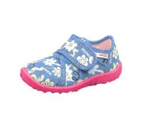 Superfit - Hausschuh Textil \ SPOTTY blau/rot viola - Gr. - 19