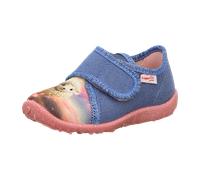 Superfit Hausschuh Textil SPOTTY für Kinder, blau, Größe 22 EU