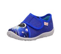 Superfit Hausschuh Textil SPOTTY für Kinder, blau, Größe 26 EU