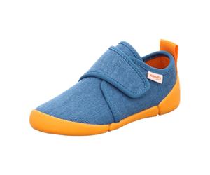 Superfit Hausschuh Textil VENTI für Kinder, blau, Größe 32 EU