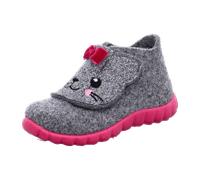 superfit Hausschuh Happy Katze hellgrau - Mädchen - Gr. 19