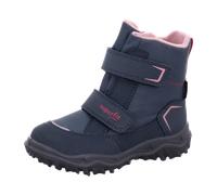 Winterstiefel SUPERFIT "HUSKY, WMS: mittel", Damen, Gr. 35, blau (blau, rosa), Textil, Schuhe Winterstiefel, Snowboots mit wärmendem Textilfutter, Größenschablone zum Download (15032608-35) blau, rosa