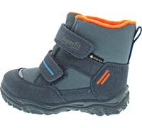 Superfit Jungen Husky1 Gore-tex 1-006045 Stiefel, Blau Orange 8050, 27 EU