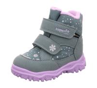 Winterboots SUPERFIT "HUSKY1, WMS: mittel", Mädchen, Gr. 27, hellgrün, lila, Lederimitat, Textil, Schuhe Winterboots, Snowboots mit wasserdichtem GORE TEX, Größenschablone zum Download (76309133-27) h