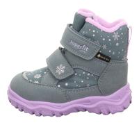 Winterboots SUPERFIT "HUSKY1, WMS: mittel", Mädchen, Gr. 27, hellgrün, lila, Lederimitat, Textil, Schuhe Winterboots, Snowboots mit wasserdichtem GORE TEX, Größenschablone zum Download (76309133-27) h
