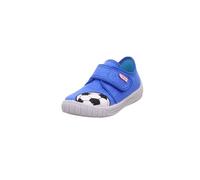 superfit Jungen Hausschuh BILL 30 Blau/Weiß