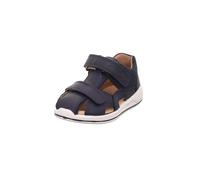 superfit Leder-Halbsandalen "Boomerang" in Dunkelblau - Größe 24 | Babysandalen