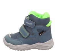 Superfit Baby Jungen GLACIER warm gefütterte Gore-Tex Stiefel, BLAU/HELLGRÜN 8030