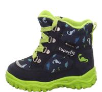 Superfit HUSKY1 warm gefütterte Gore-Tex Schneestiefel, Blau/Hellgrün 8000, 28 EU Weit