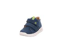 Sneaker SUPERFIT "BREEZE WMS: mittel" Gr. 25, blau (blau, weiß) Kinder Schuhe Sneaker mit farbiger Öse (49419758-25)
