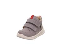 Superfit Lauflernschuh Breeze – GORE-TEX, Nubuk/Veloursleder, Klett – Kinder Gr. 28 Grau/Rot