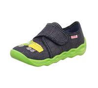 Superfit Jungen BUBBLE Hausschuhe, BLAU/GRÜN 8030