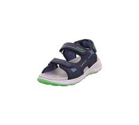 Superfit Jungen Criss Cross Sandale, Blau Grün 8000, 33 EU