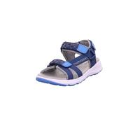 Superfit Jungen Criss Cross Sandale, Blau Hellblau 8000, 37 EU