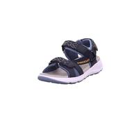 Superfit Jungen Criss Cross Sandale, Blau Orange 8010, 35 EU