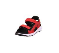 Superfit Jungen Criss Cross Sandale, Rot Schwarz 5000, 32 EU