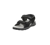 Superfit Jungen Criss Cross Sandale, Schwarz Hellgrau 0010, 34 EU