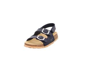Superfit Jungen Fussbettpantoffel Knöchelriemchen Riemchensandalen, Ocean, 39 EU
