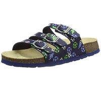Superfit Jungen Fussbettpantoffel Pantoffeln, Blau (Blue/Green 8020), 26 EU