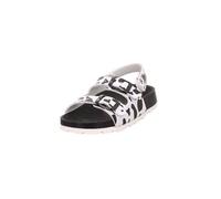Superfit Fussbettpantoffel schwarz/weiss (0000) 35