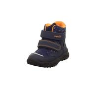 Superfit Jungen Schneestiefel Glacier, Gore-Tex, warm gefüttert, blau-orange 8020, Größe 23 Weit