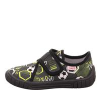 superfit Jungen Hausschuh BILL 32 Schwarz/Mehrfarbig